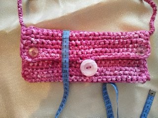 Sac à main rose bandoulière – Image 2