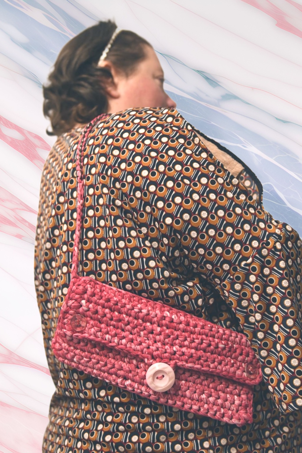 Sac à main rose bandoulière